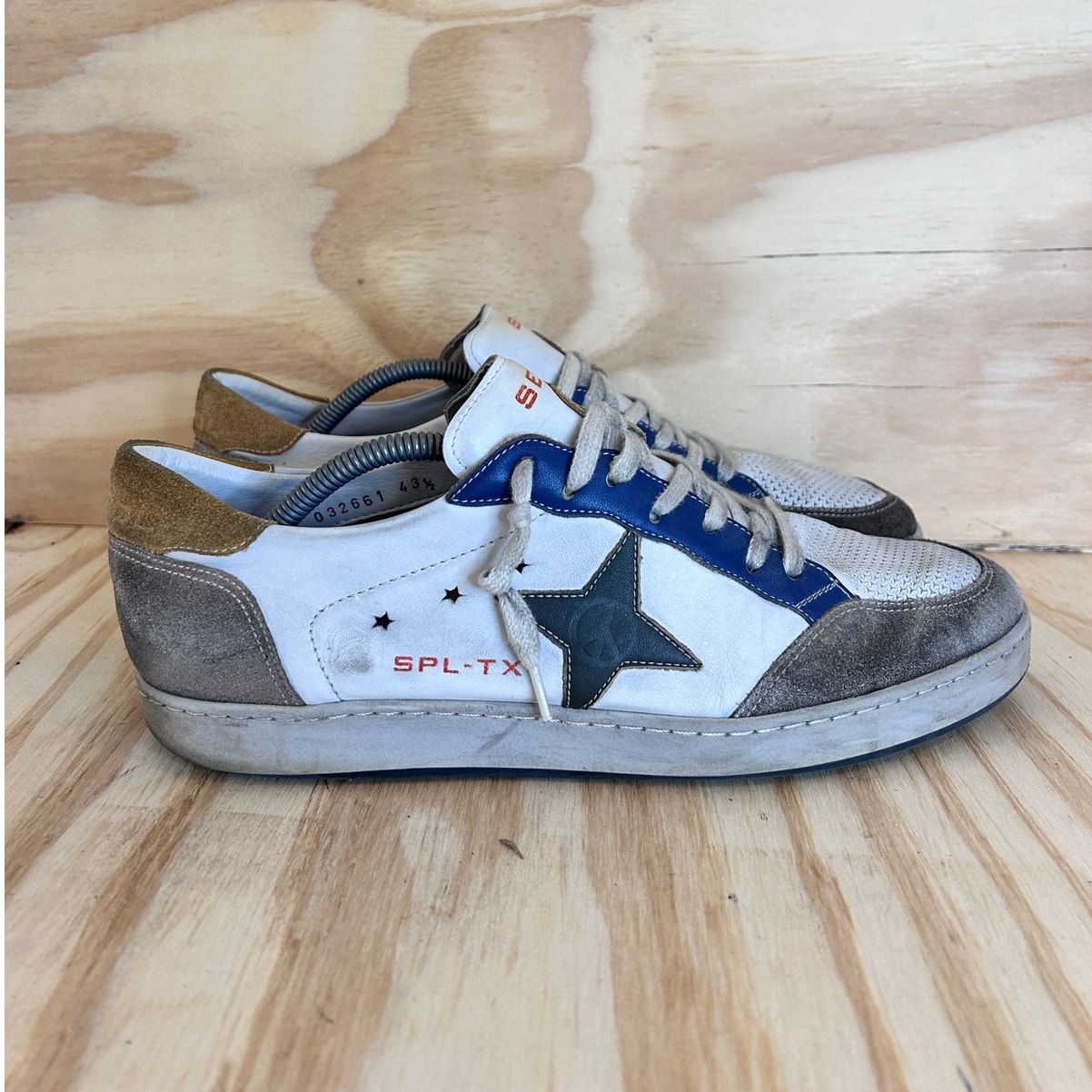 Sepol - Spl-Tx Star Shopstyle - Sneakers - White - Men's - 10.5 - 032661